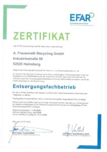 EFB-Zertifikat Heinsberg